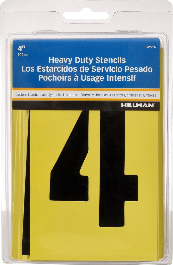4 PKGD STENCILS SET