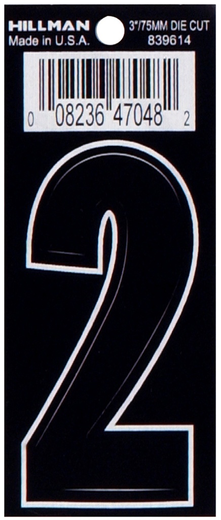 3 DIE-CUT BLACK VINYL 2