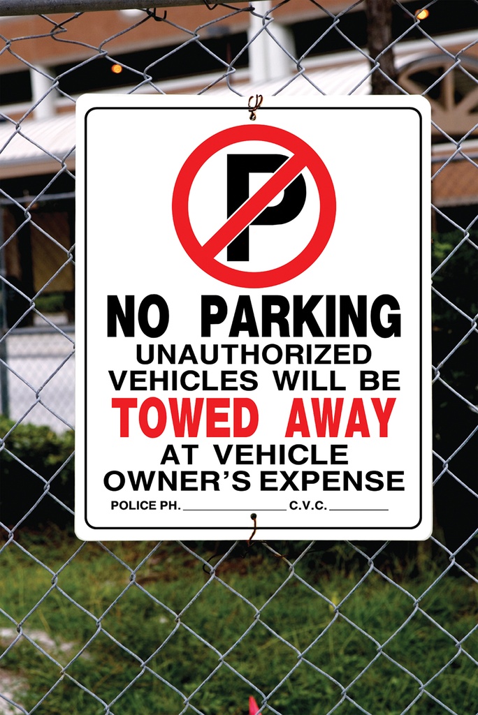 19X15 NO PARKING