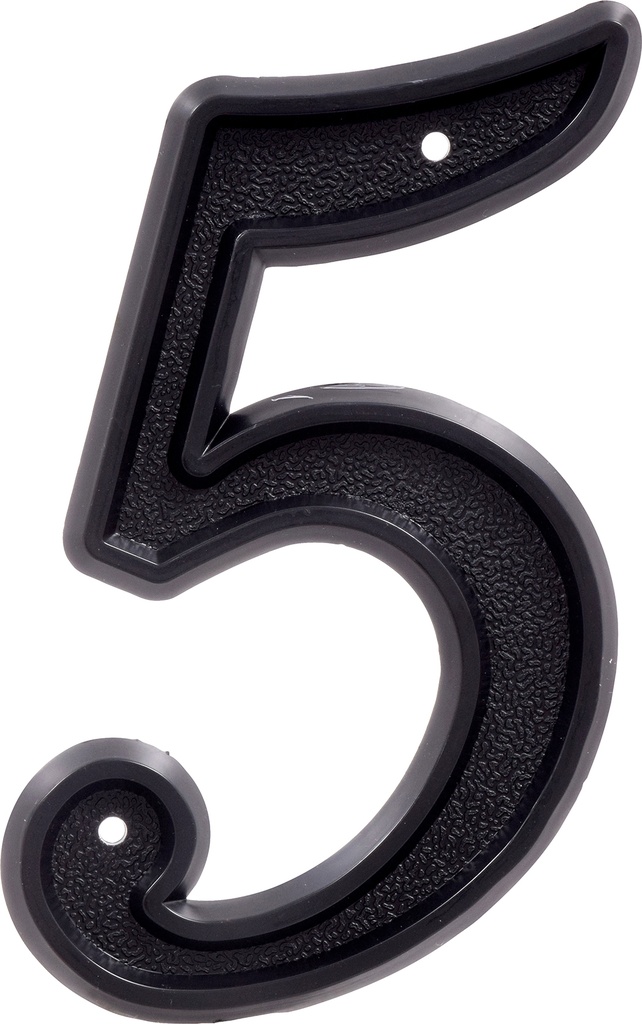 PLASTIC-BLACK-6IN-#5