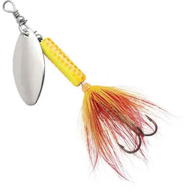 Blue Fox Whip Tail Deep Runner Spinner 1/8oz. Orange Chartreuse