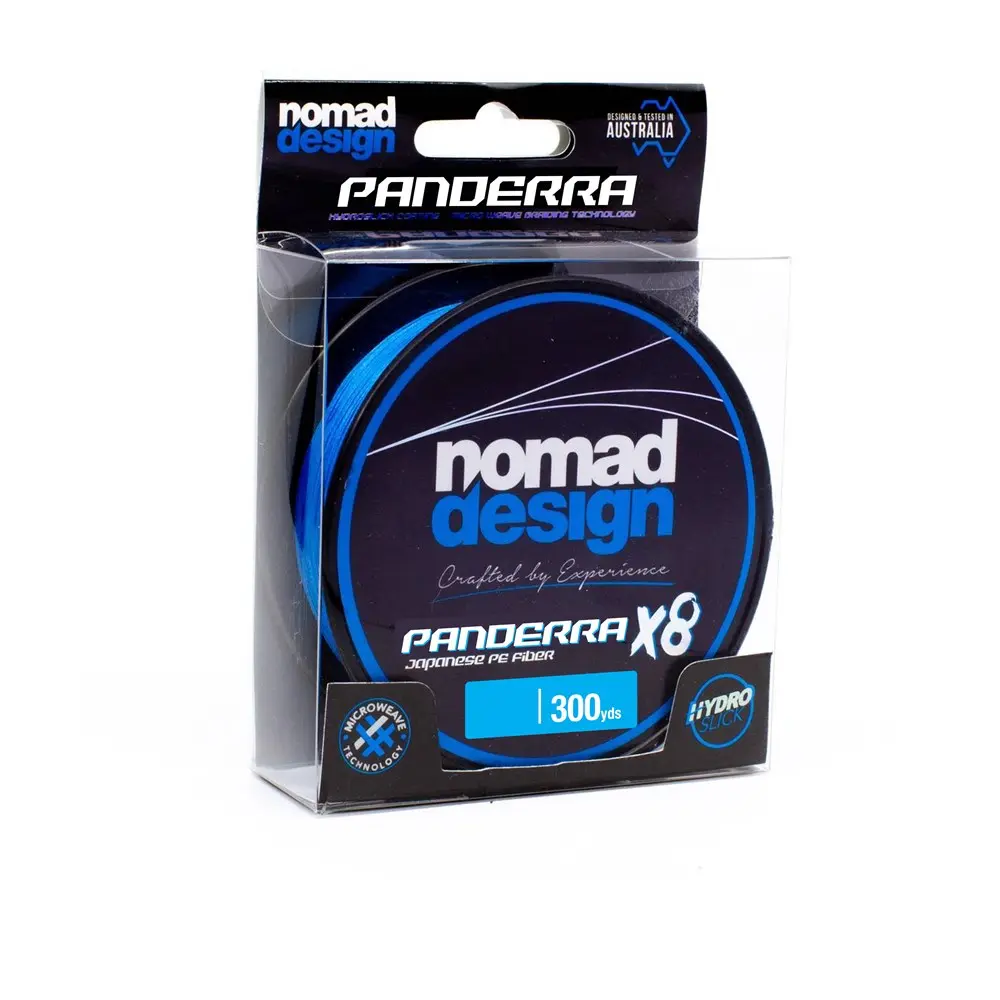 Panderra Cyan Blue X8 Braid 20lb 300yrd