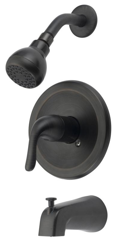 Tub & Shower Faucet 1 Handle Venetian Bronze Pressure Balance Valve