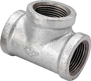Galvanized 1-1/4" Tee