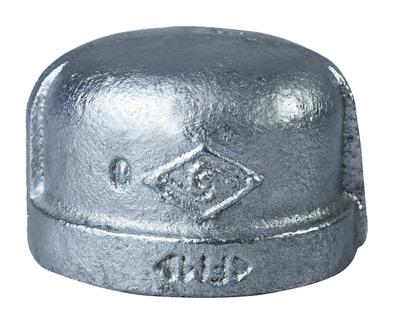 Galvanized 1-1/4" Cap