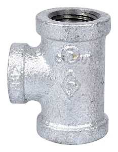Galvanized 3/4"x3/4"x1/2" Tee