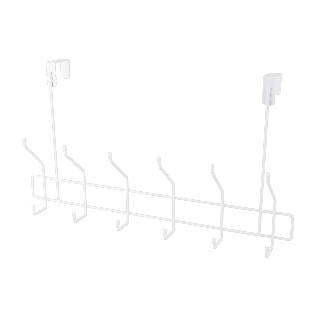 Door Hanger 6 Hook White
