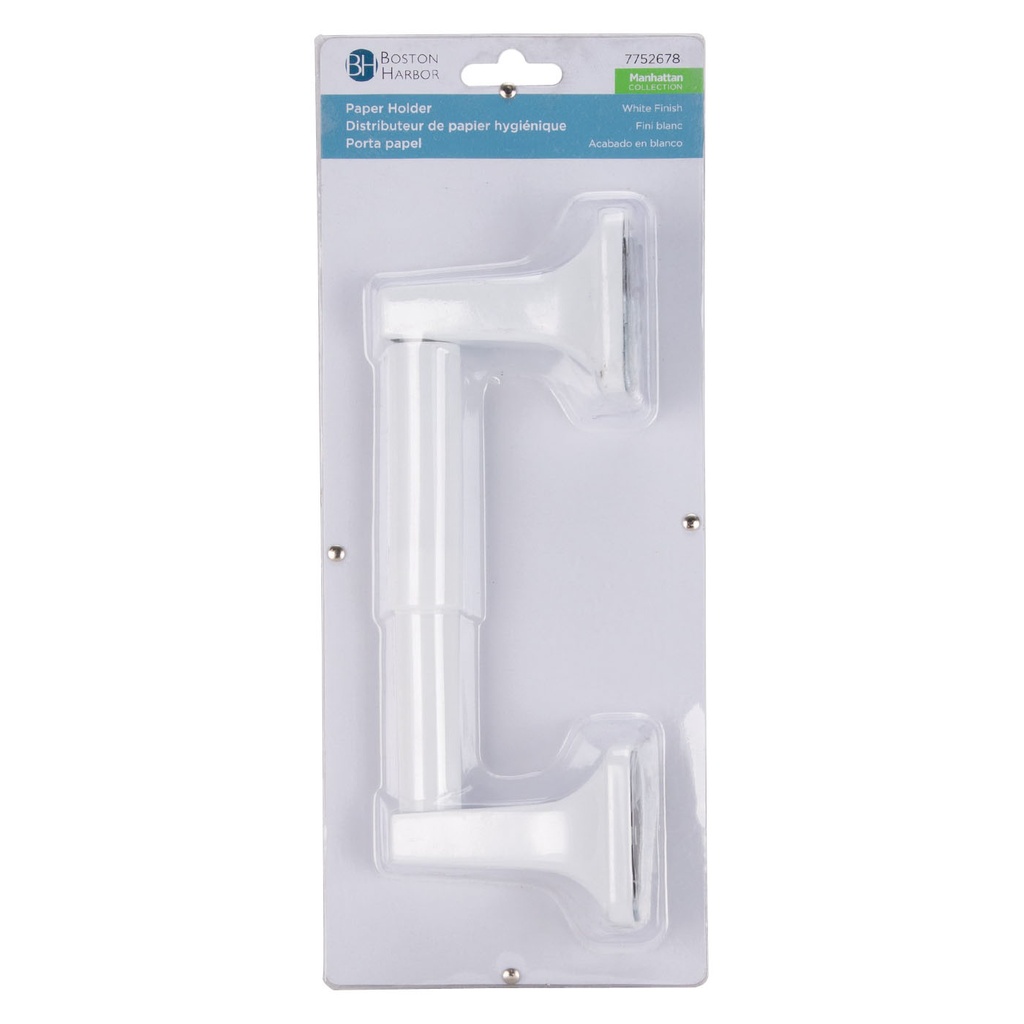 Toilet Paper Holder Square White
