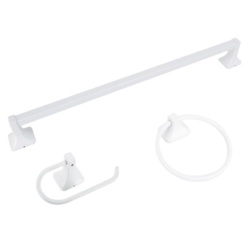 Bath Accessory SET 3PC White