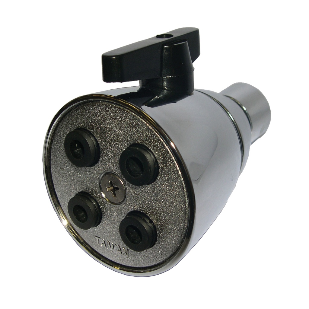 Showerhead Chrome 2" Adjustable 4 Jets