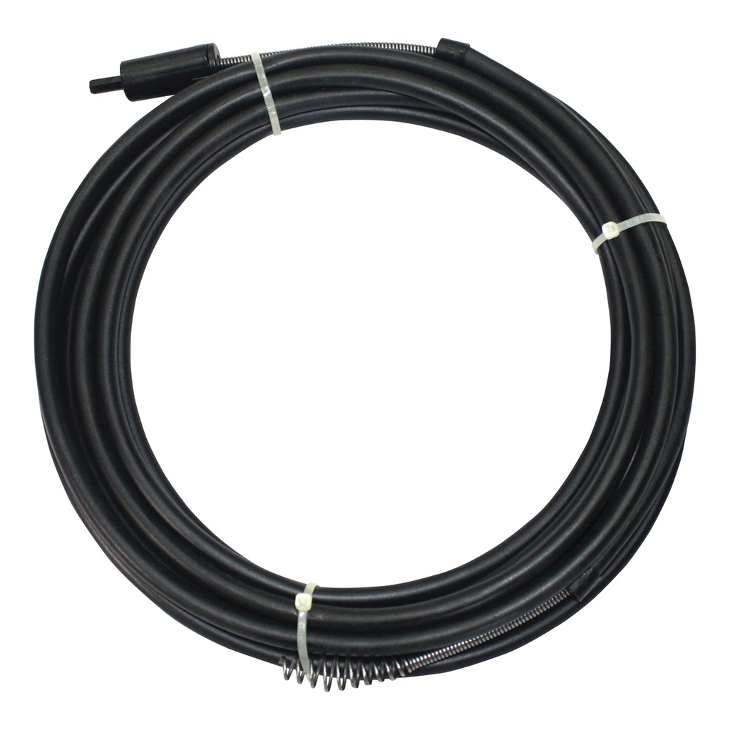 Drain Snake 1/4"x25' Drill Black