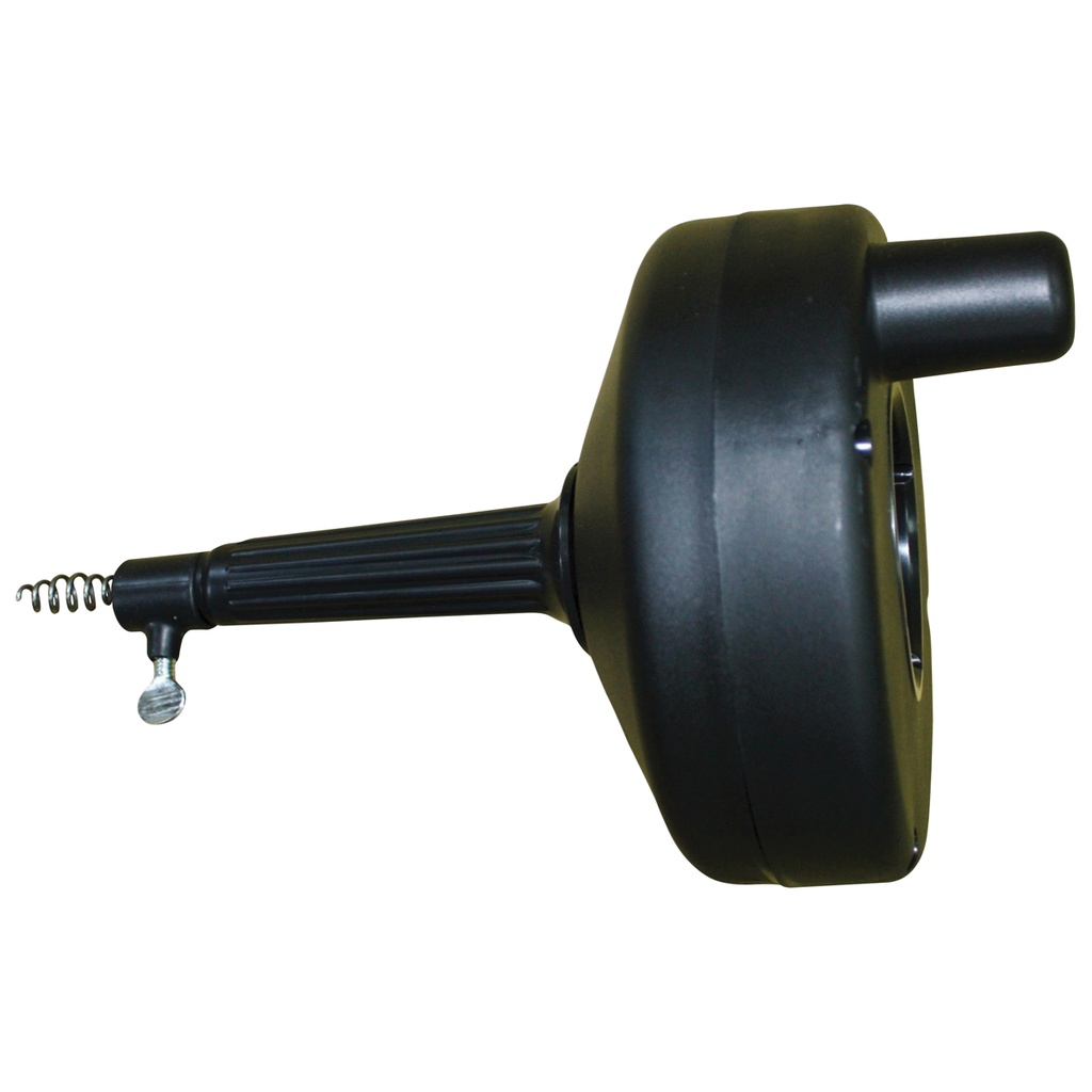Drum Auger 1/4"x25FT Black No Handle