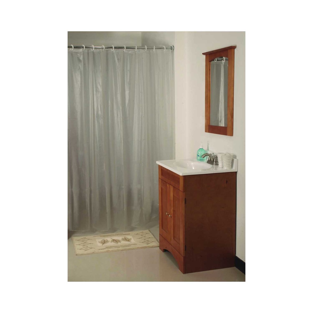 70X72 FROST HD SHOWER CURTAIN