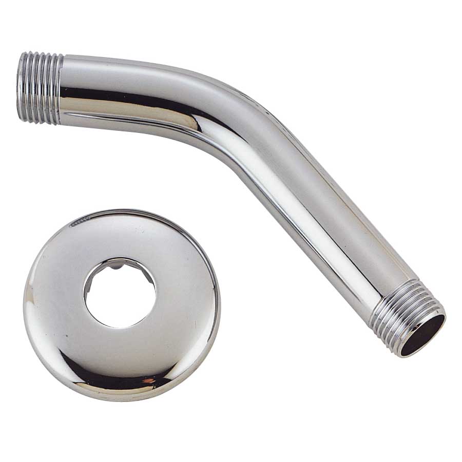 Shower Arm 6" Chrome Metal