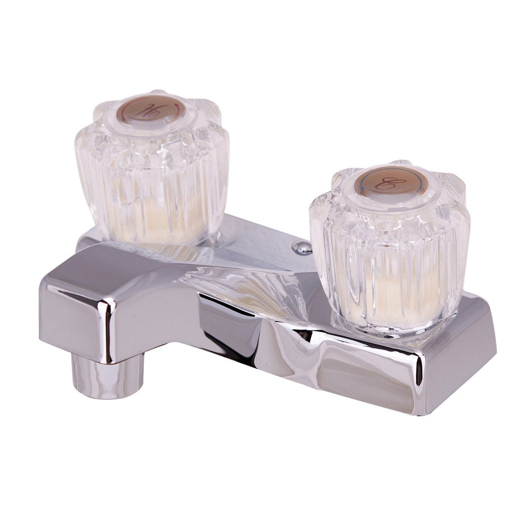 Lavatory Faucet 2 Acrylic Knob Chrome Non-metallic