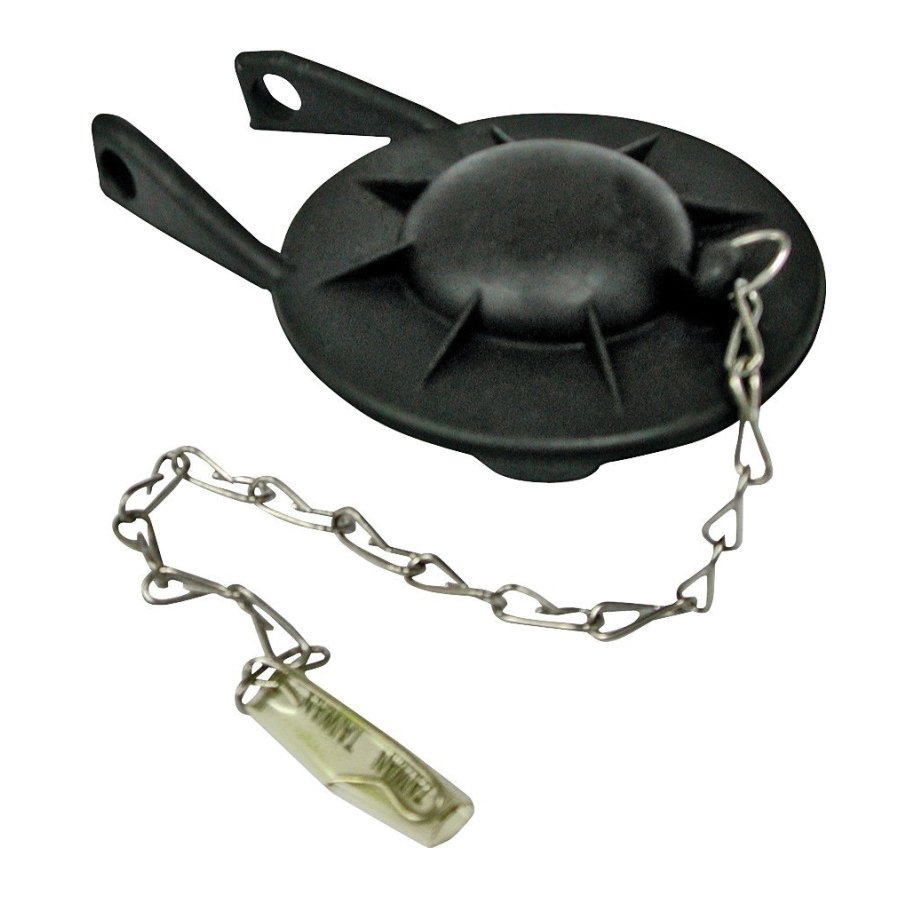 Toilet Tank Flapper 4-1/4"x3" Black Rubber Kohler