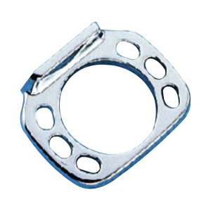 CHROME BRUSH/TUMBLER HOLDER