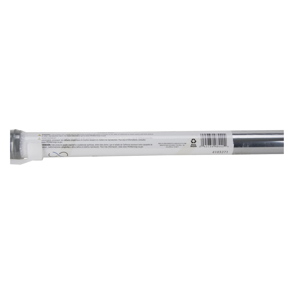 36-63IN CHRM SHWR CURTAIN ROD