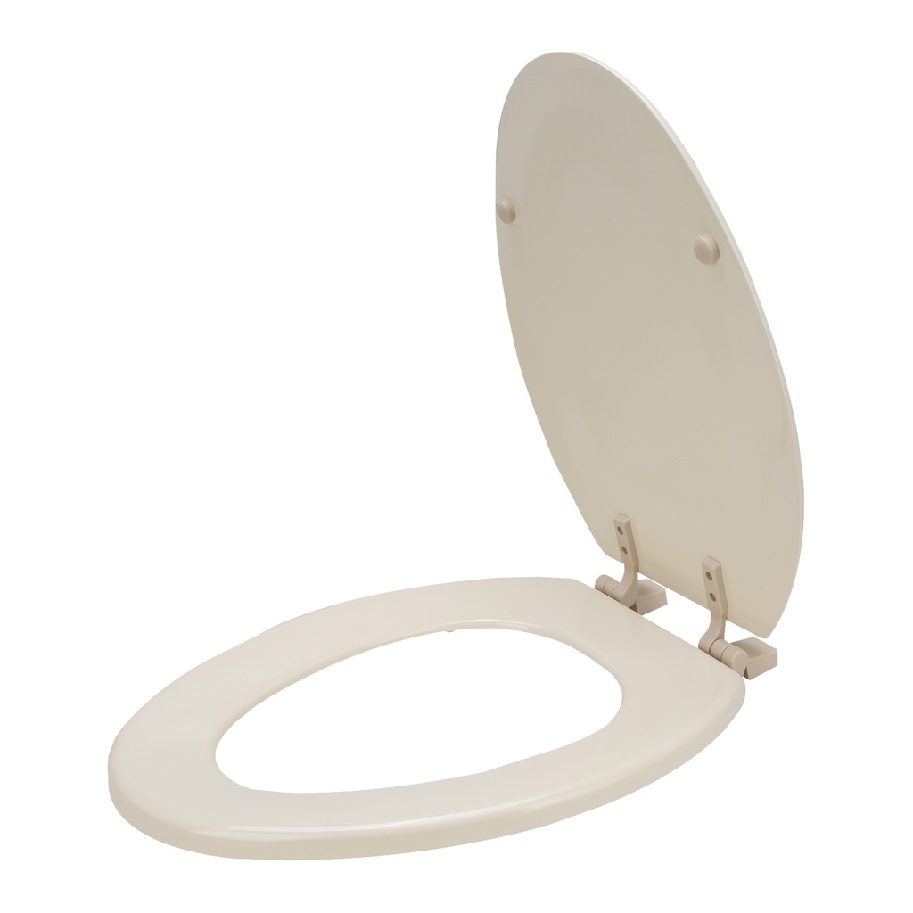Toilet Seat Bone Elongated Wood