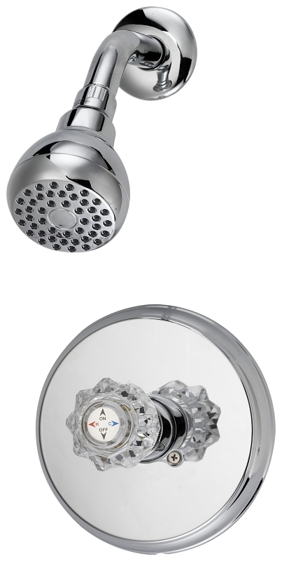 Shower Faucet 1 Knob Chrome