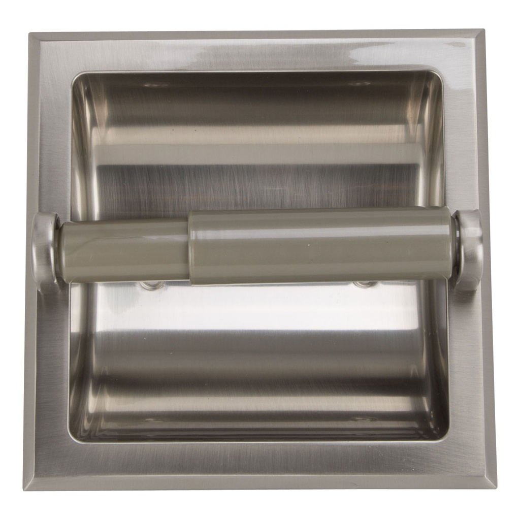 Paper Holder Recessed Brushed Nickel
