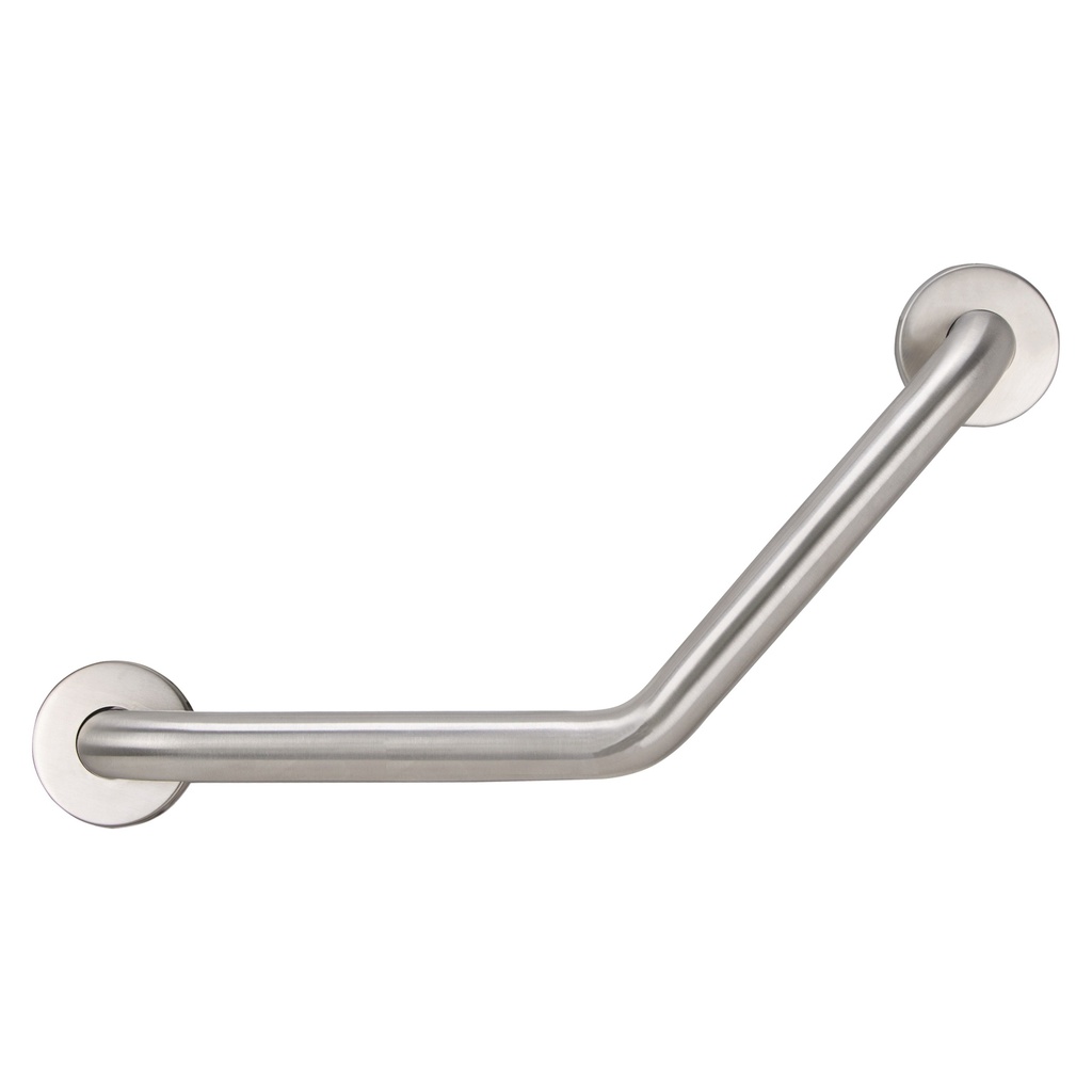 Grab Bar 1-1/2"x 16" Angled Stainless Steel