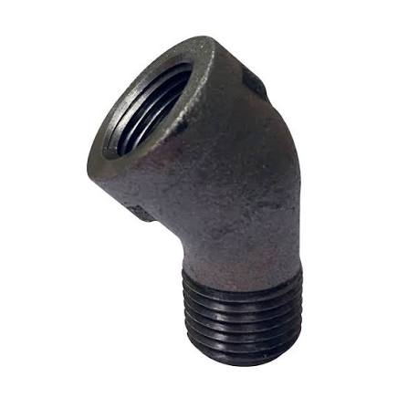 Black 3/4" Street Elbow 45 Degree