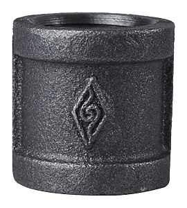 Black 3/4" Coupling