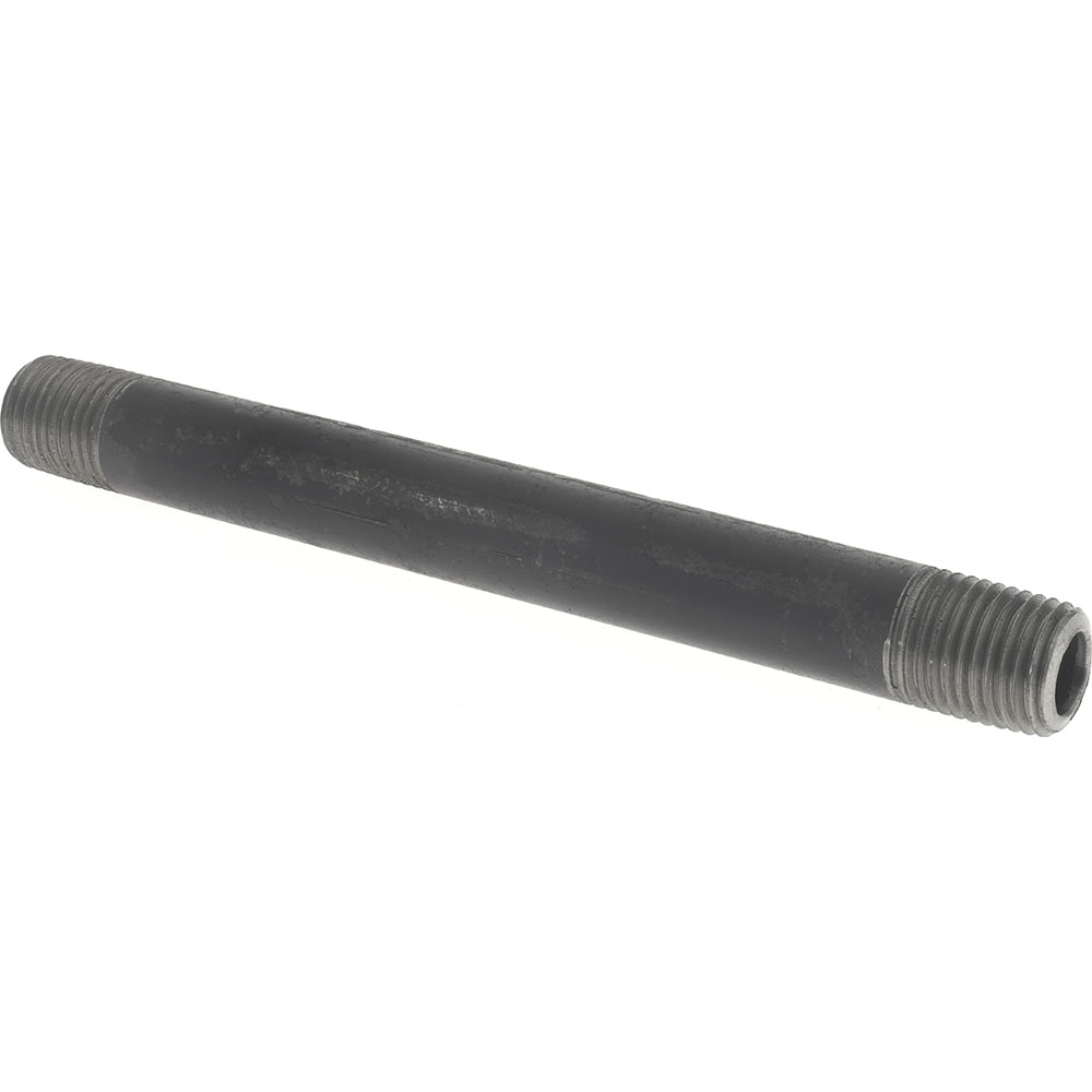 Black 1/4"x8" Nipple