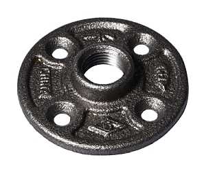 Black 1/2" Flange Floor