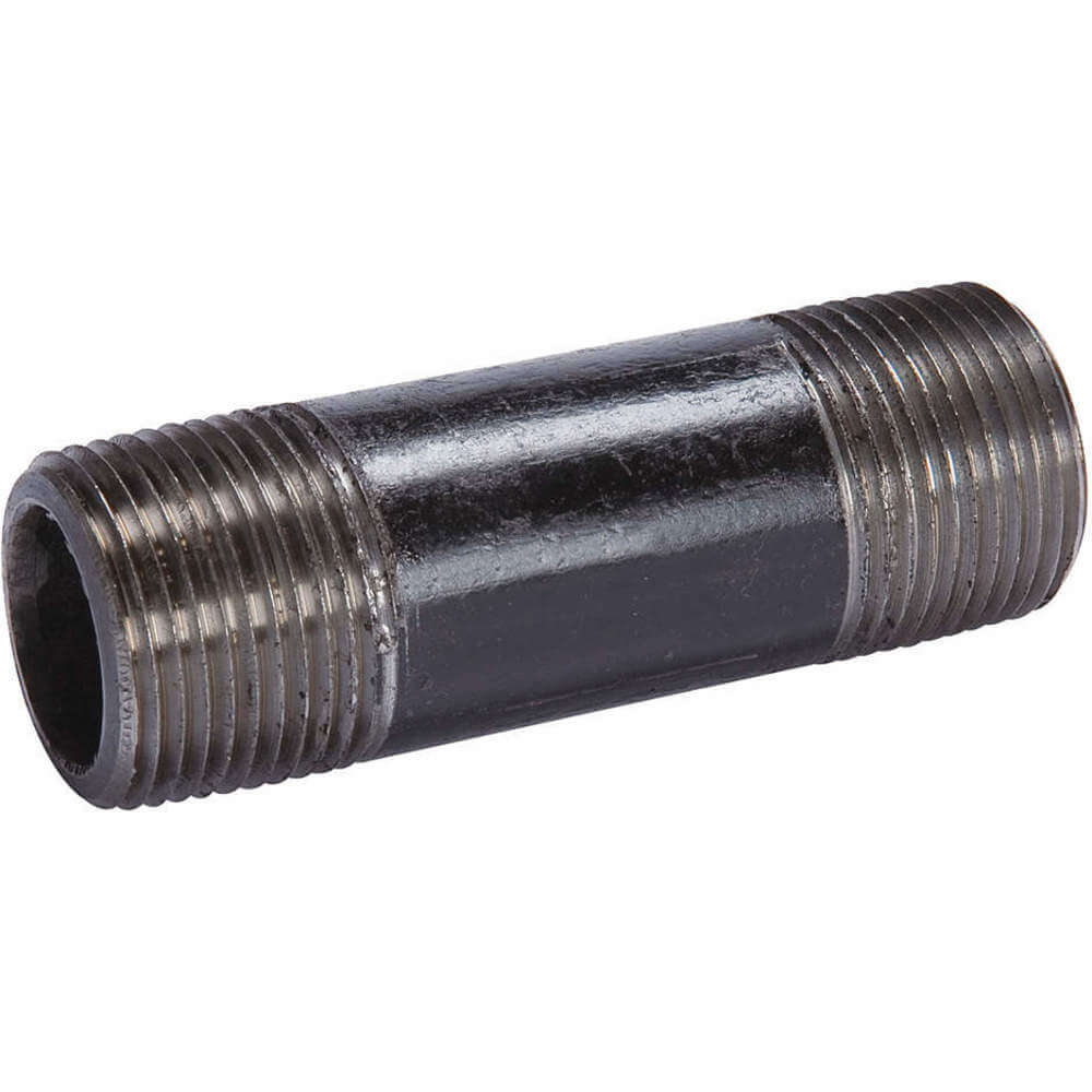 Black 1/4"x3" Nipple