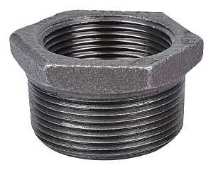 Black 1-1/2"x1-1/4" Bushing