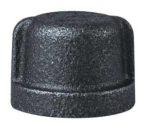 Black 1/2" Cap