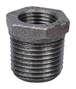 Black 1/2"x3/8" Bushing
