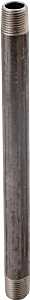 Black 1-1/2"x4" Nipple
