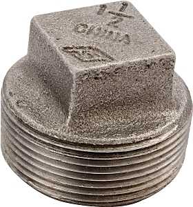 Black 1" Plug