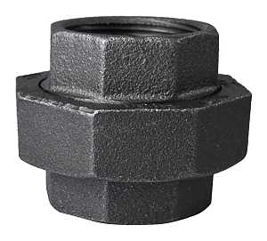 Black 1-1/2" Union