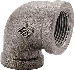 Black 1" Elbow 90 Degree