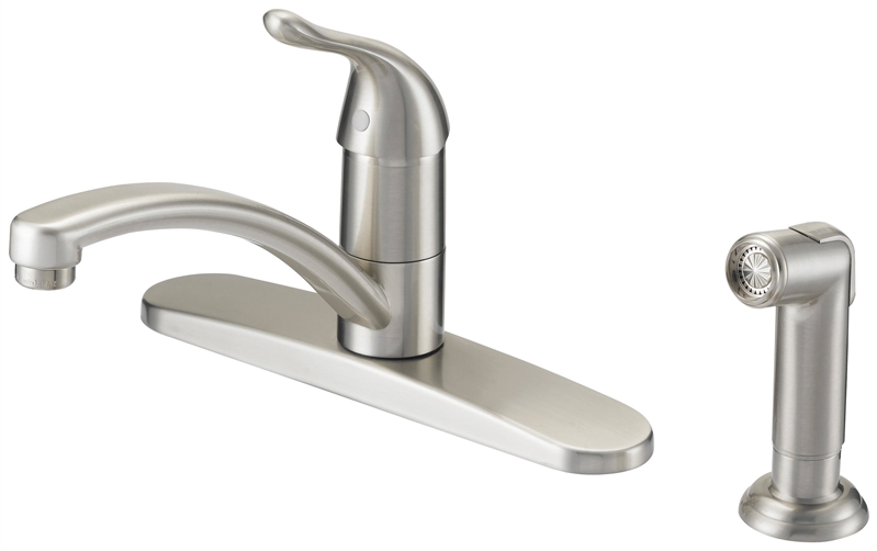 Kitchen Faucet 1 Handle Brushed Nickel
