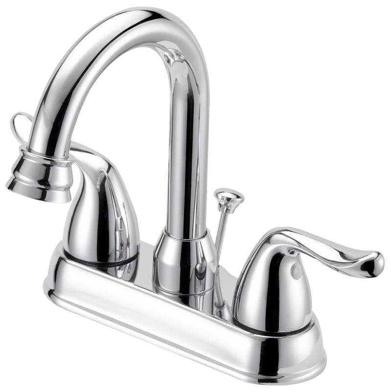 Lavatory Faucet 2 Handle High Arch Chrome