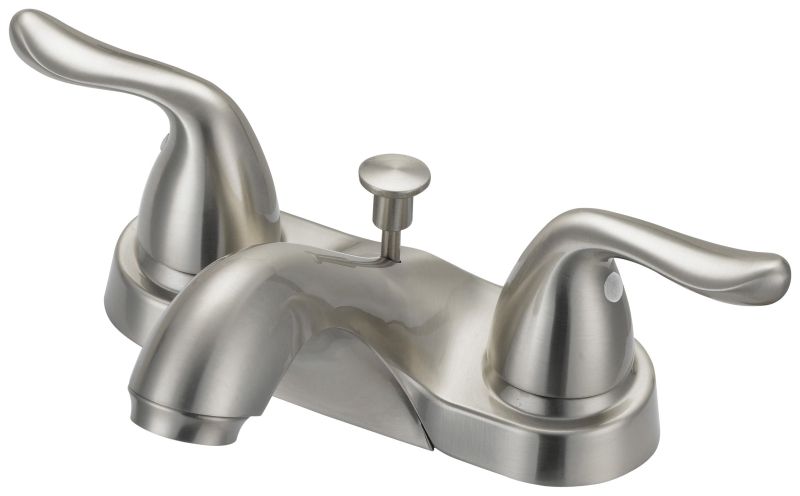 Lavatory Faucet 2 Handle Brushed Nickel