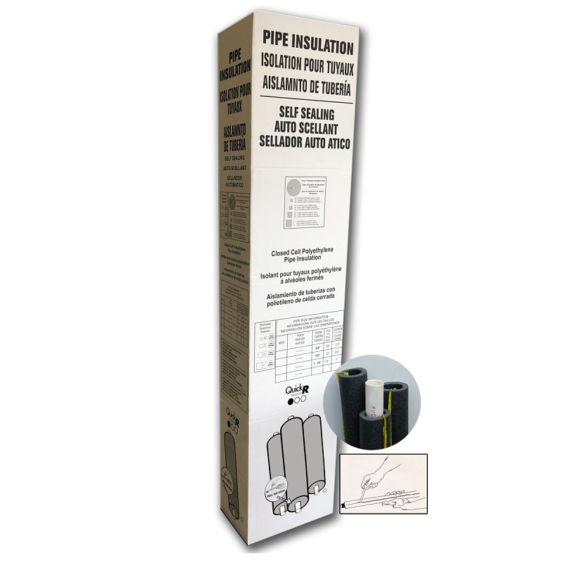 ¾" X 6' Pipe Insulation Self Stick