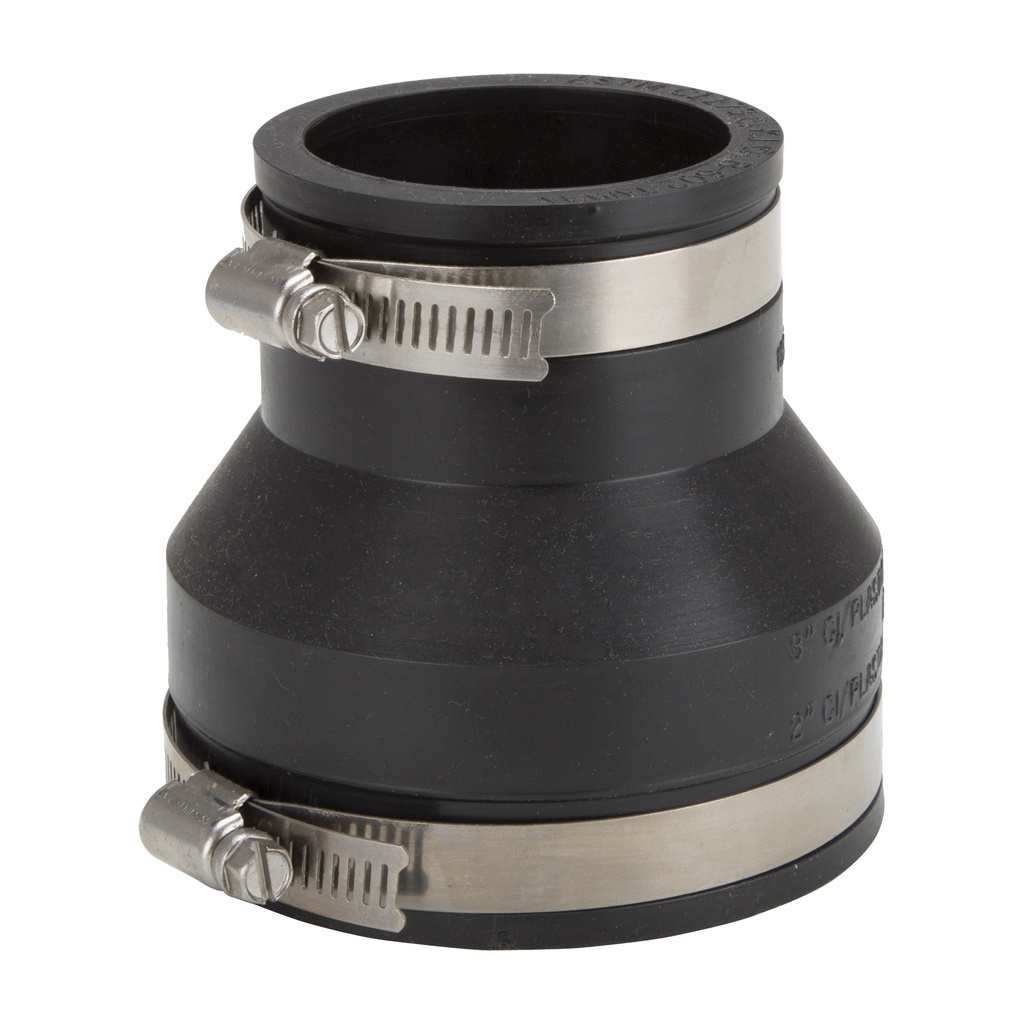 Flexible Coupling 3"x2" Black