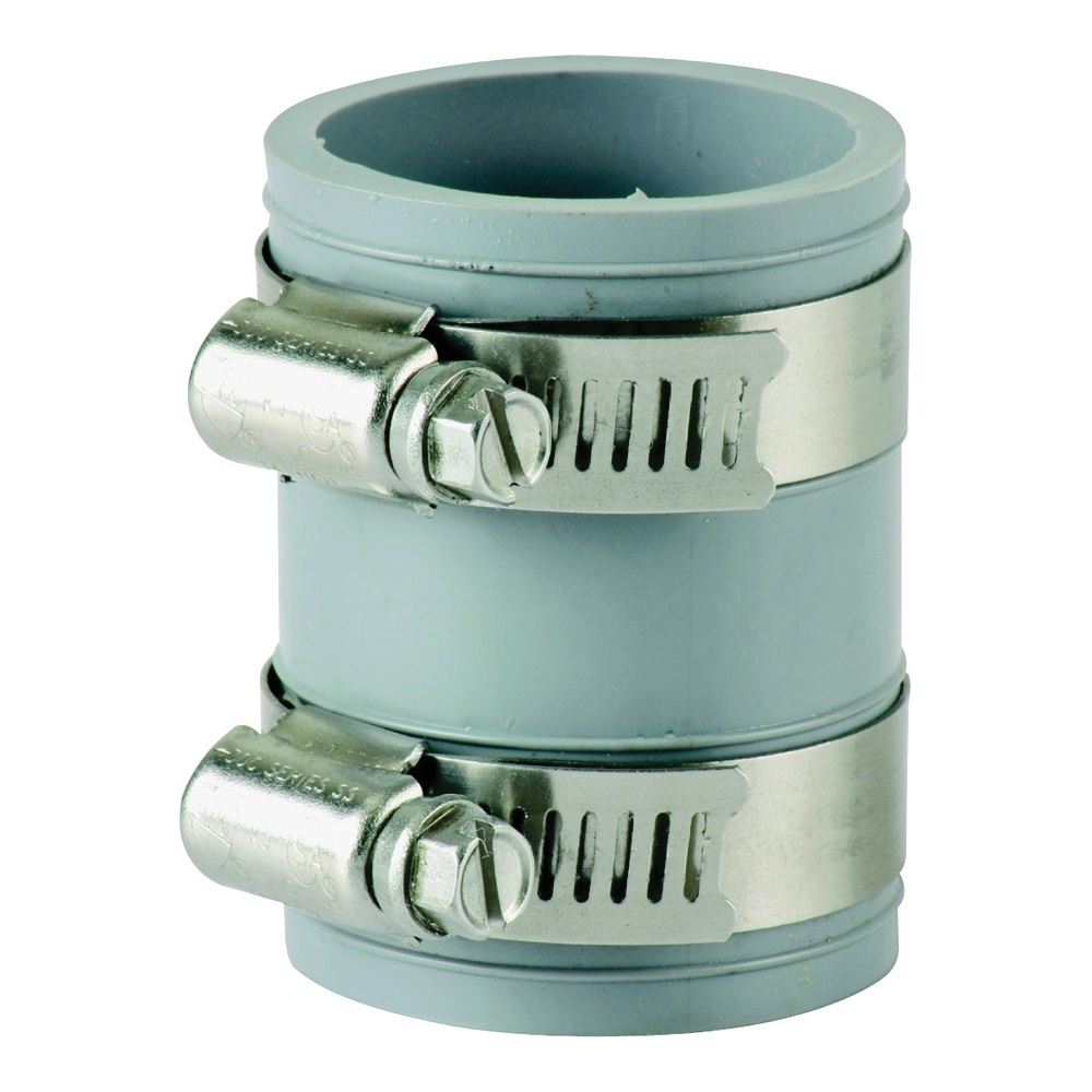 Flexible Connector 1"x1" Drain Pipe Gray