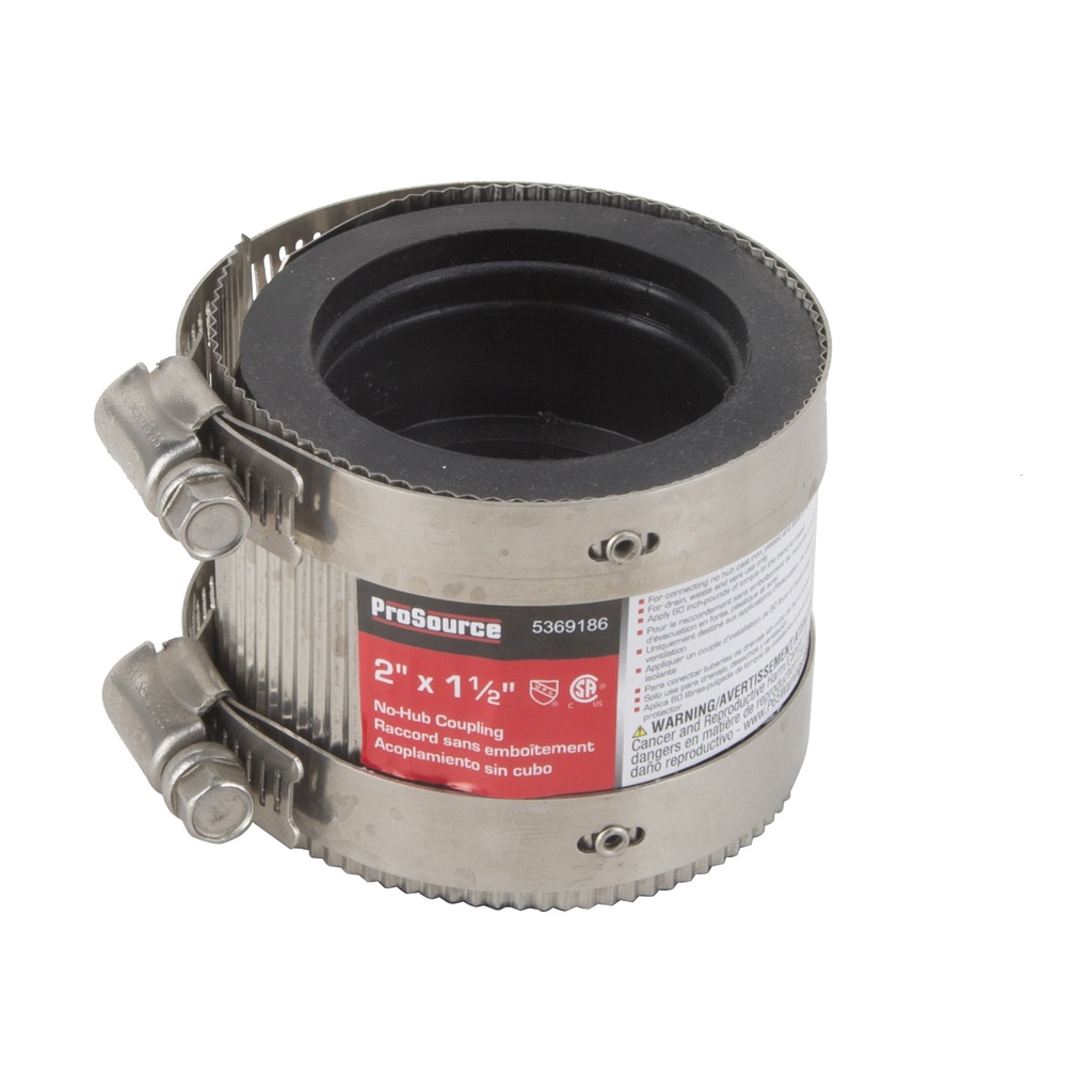No Hub Coupling 2"x1-1/2"
