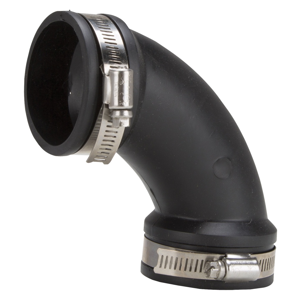 Flexible Elbow 2"x2" Black