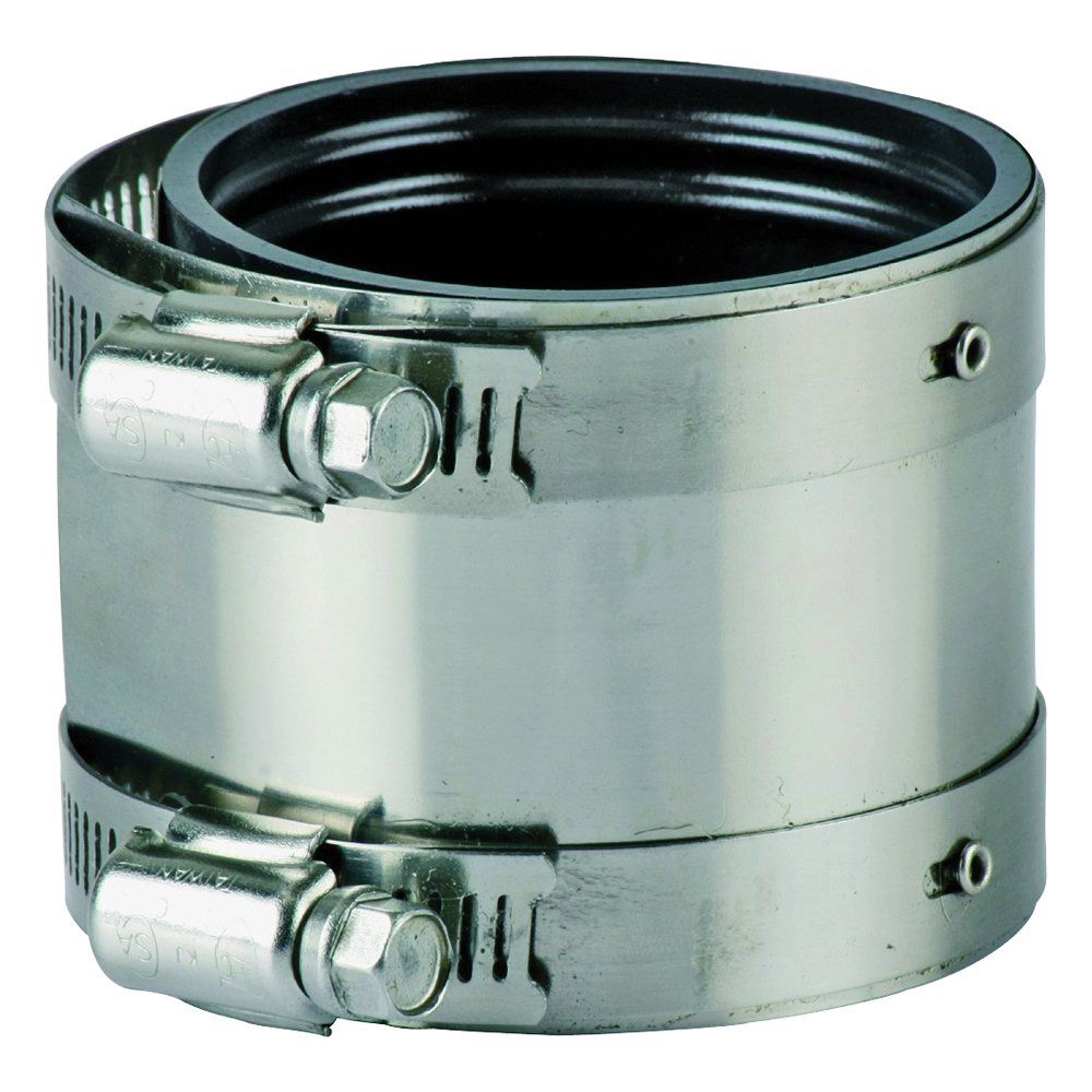No Hub Coupling 1-1/2" Stainless Steel Shield