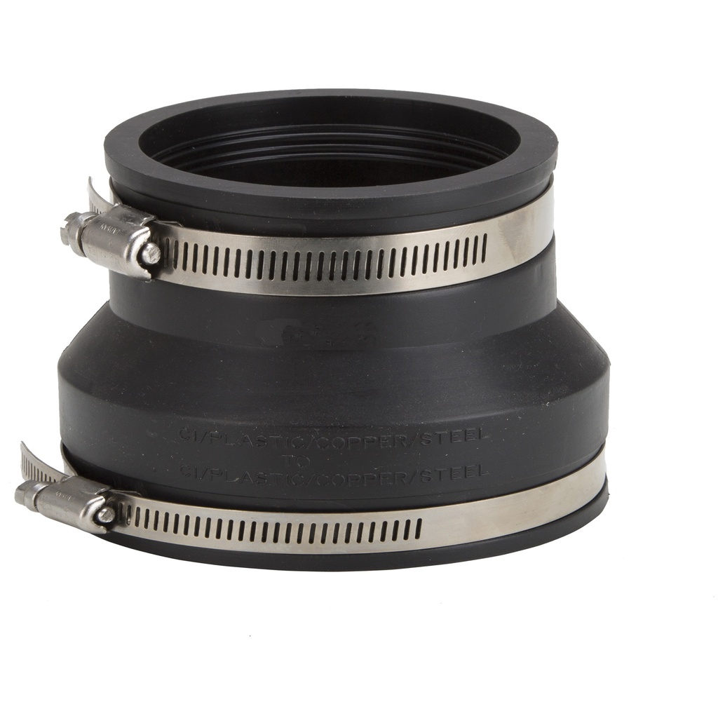 Flexible Coupling 6"x4" Black