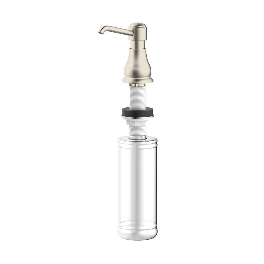 Soap Dispenser Brushed Nickel 11oz  
