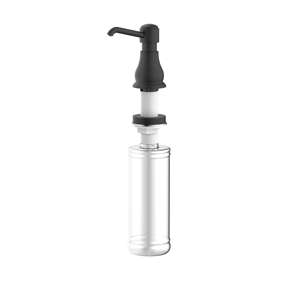 Soap Dispenser Matte Black 11oz  